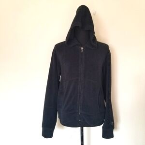 Patagonia Rhythm black fleece full zip jacket M